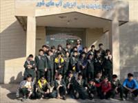 بازدید دانش‌آموزان مدرسه پسرانه شاهد غدیر بافق از مرکز تحقیقات ملی آبزیان آب‌های شور