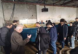 بازدید دانشجویان شیلات دانشگاه گیلان از ایستگاه تحقیقاتی فومن