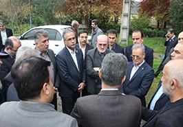 همراهی پژوهشکده آبزی‌پروری با ریاست سازمان تات در برنامه‌های نظارتی و دیدار با نماینده لنگرود