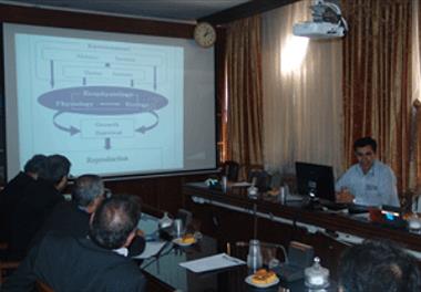 برگزاری جلسه سخنرانی در موسسه تحقیقات علوم شیلاتی کشور 