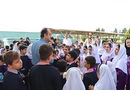 بازدید دانش‌آموزان دبستان شهدای قاضیان سنگر از انستیتو تحقیقات بین‌المللی ماهیان خاویاری