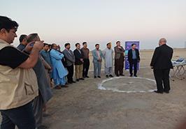 کلنگ‌زنی نخستین مزرعه پرورش متراکم میگو در سیستان و بلوچستان