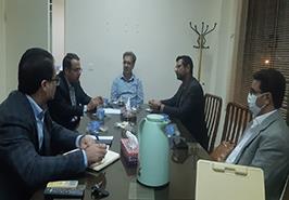 جلسه با فرماندار شهرستان دشتیاری و رئیس پارک علم و فناوری استان