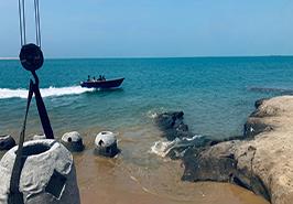 سازه‌های زیستگاه مصنوعی لابستر در خلیج چابهار نصب و جانمایی شد