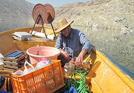 مرحله دوم نمونه‌برداری کیفی آب و رسوبات سد مارون بهبهان انجام شد
