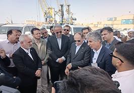 استقبال رسمی مرکز تحقیقات شیلات چابهار از وزیر جهاد کشاورزی و رئیس سازمان شیلات ایران