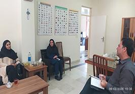 حضور مدیر آزمایشگاه معاونت غذا و دارو ایرانشهر در مرکز تحقیقات شیلات چابهار